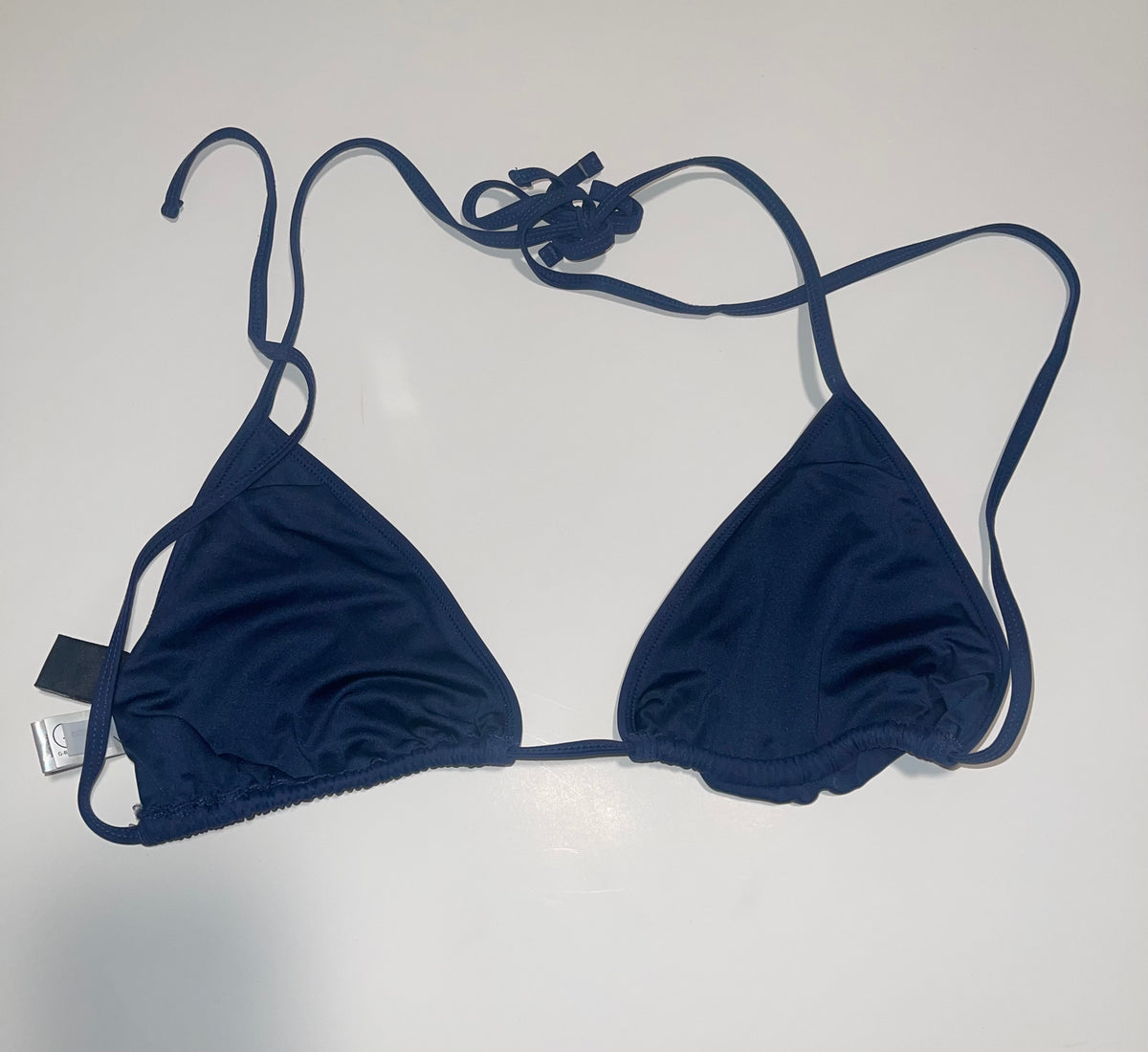 Star Navy Blue Bikini Top Shop Miss Benton