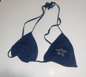 Star Navy Blue Bikini Top
